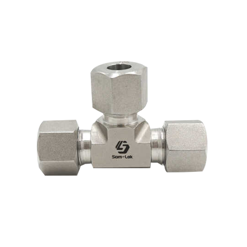 Lắp Tee thủy lực bằng thép không gỉ
